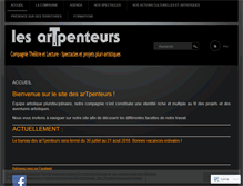 Tablet Screenshot of les-artpenteurs.com